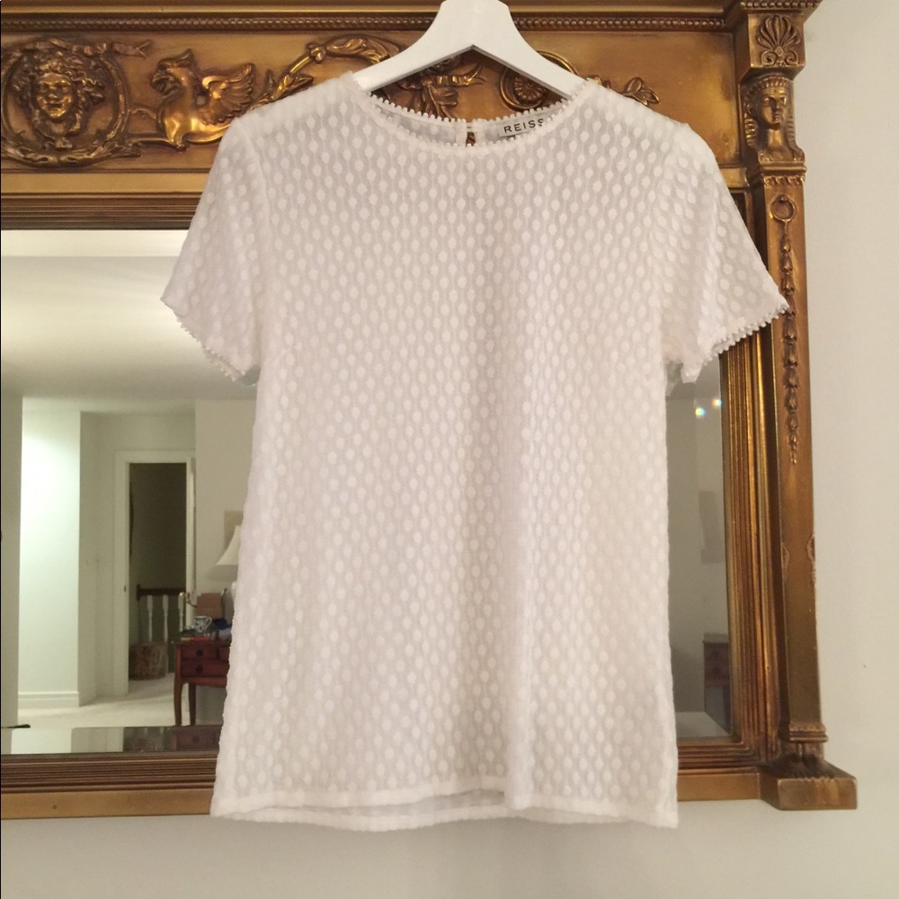 Reiss Dotted Swiss Top!